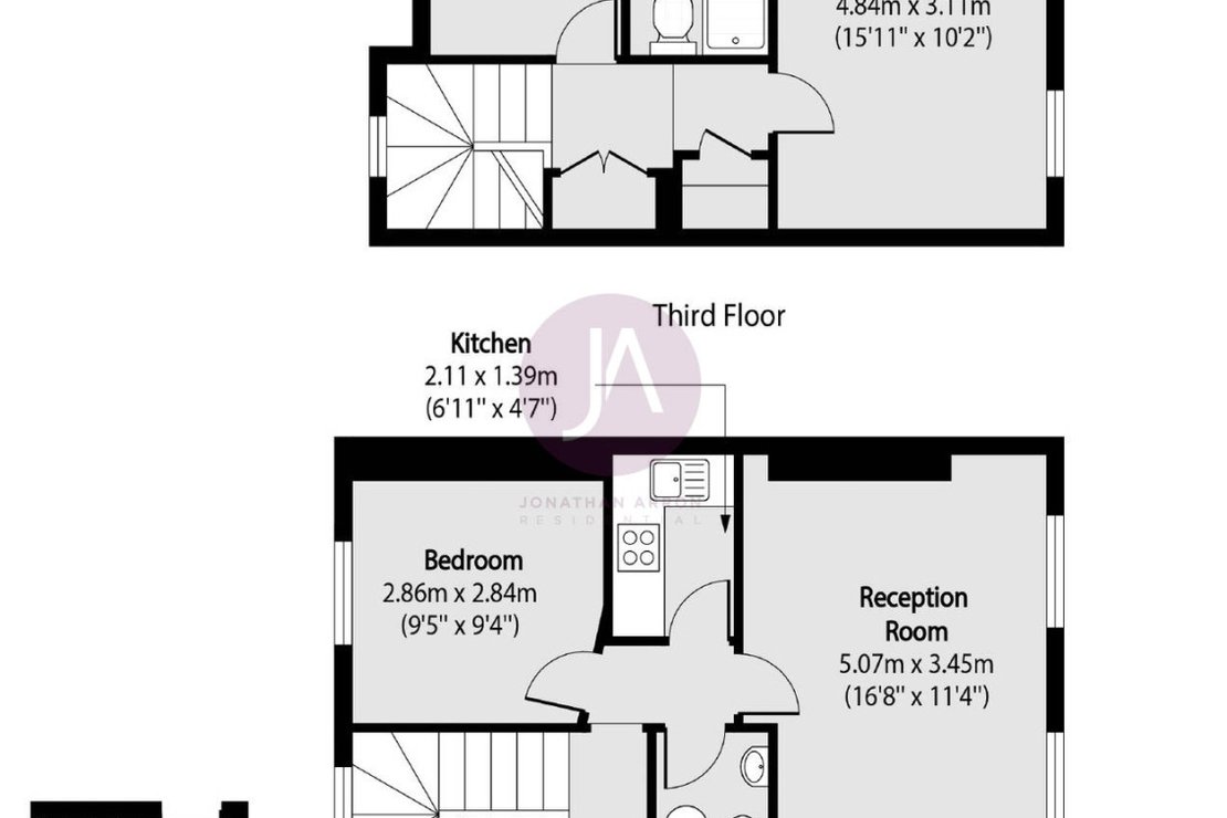 3 bedroom Flat to rent in Blenheim Terrace-view10