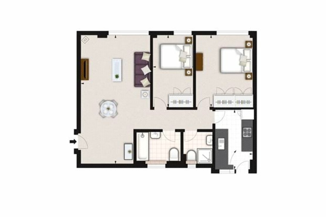 2 bedroom Flat to rent in Pelham Court-view6